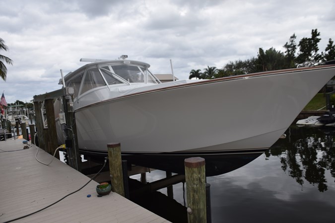 On the boat lift  