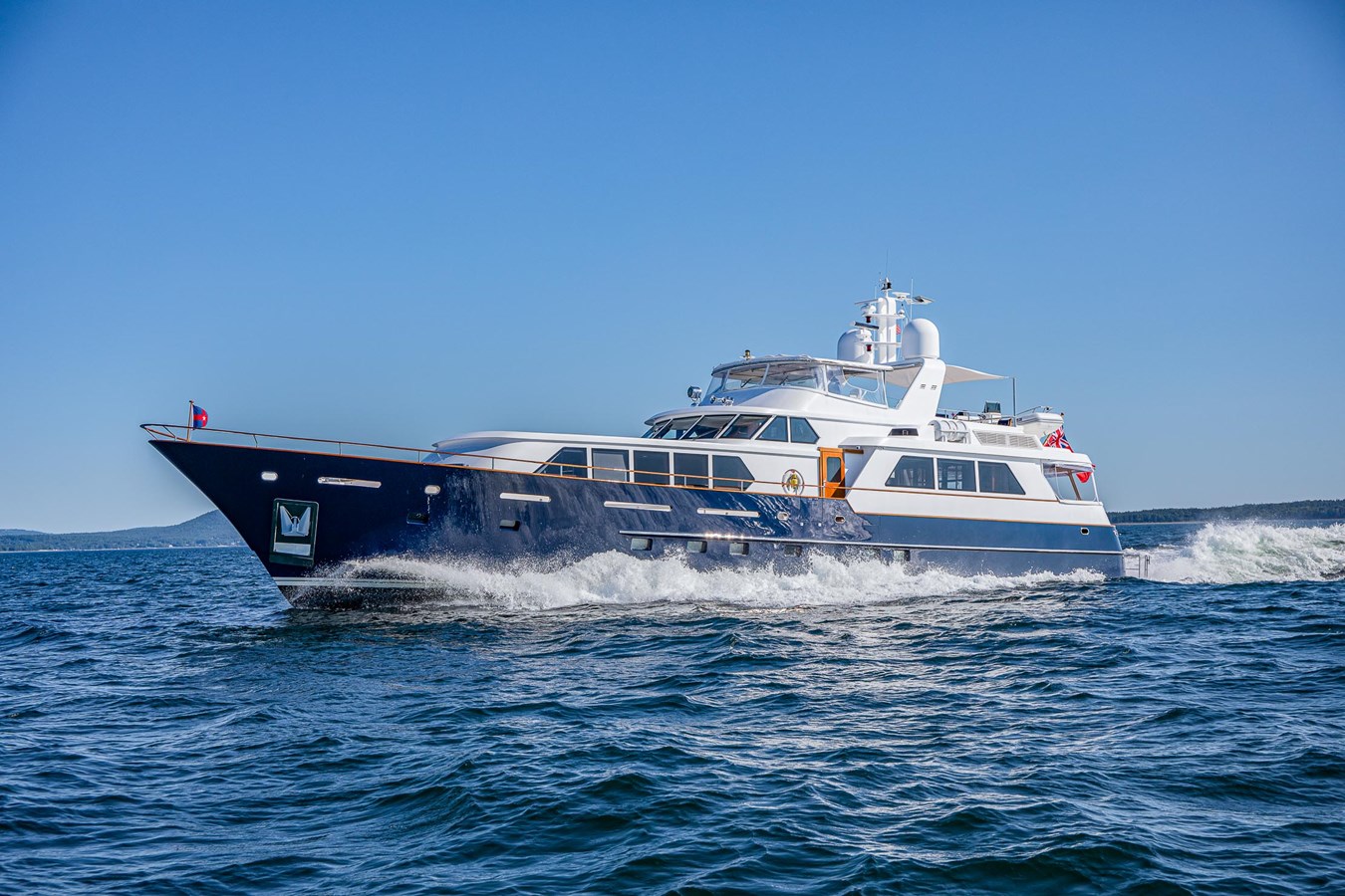 105-foot Holland Jachtbouw motor yacht Anjilis for sale, lying North Palm Beach, Florida