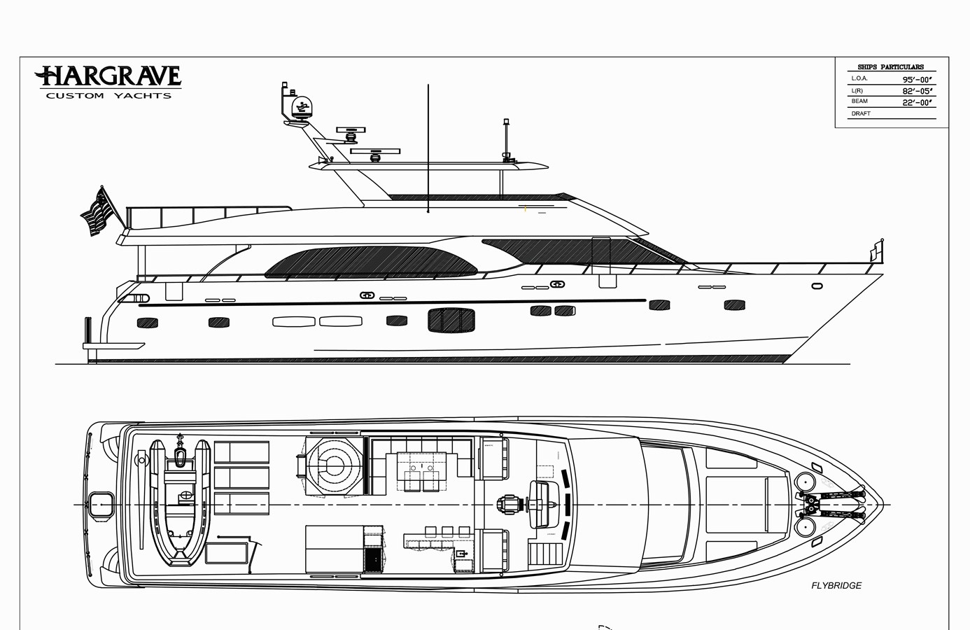 SEASEID — 2016 Hargrave Custom Yachts Flybridge Motor Yacht — Genel yerleşim planı 1