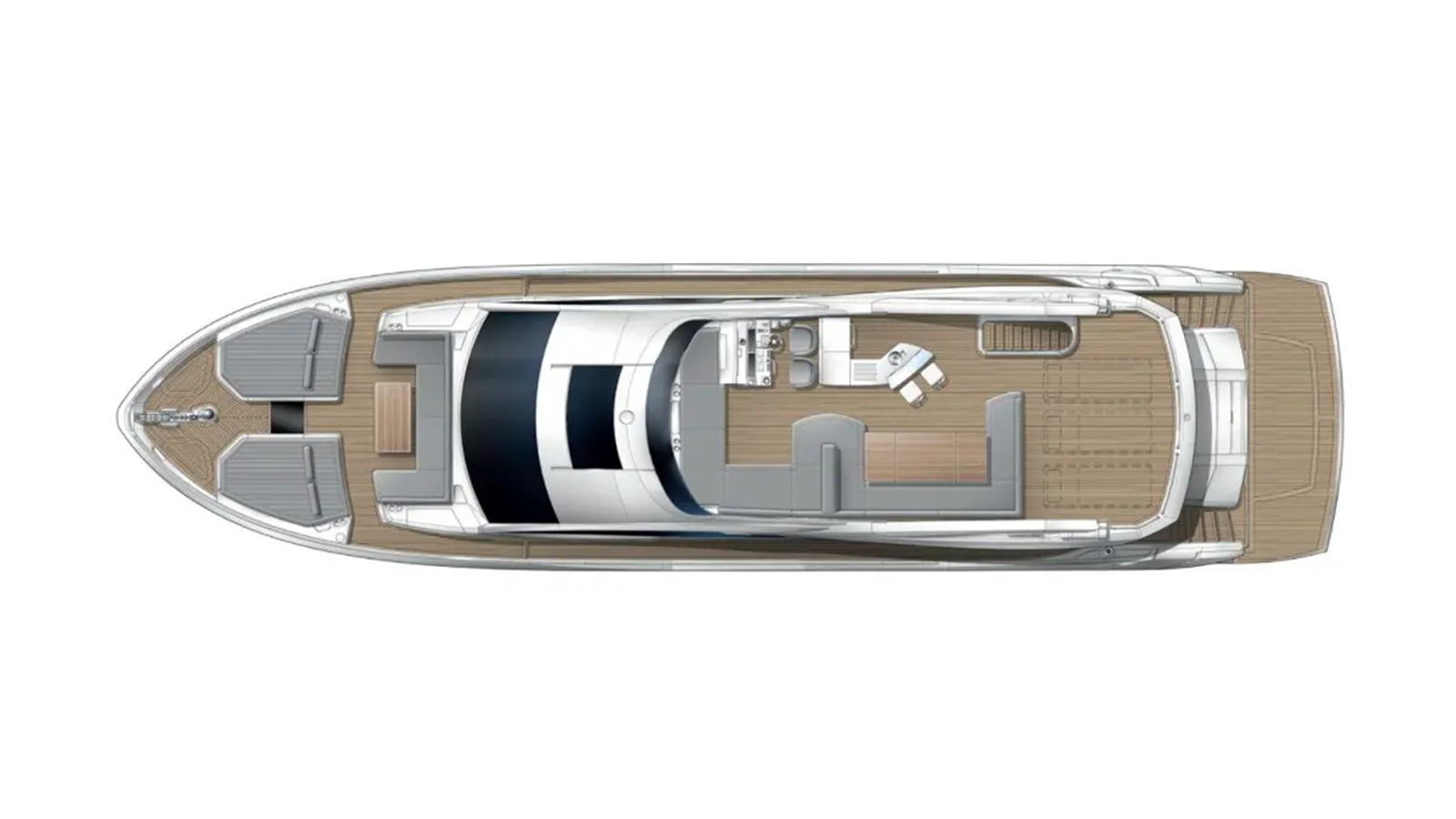 Naama — 2024 Sunseeker 76 Yacht — Genel yerleşim planı 1