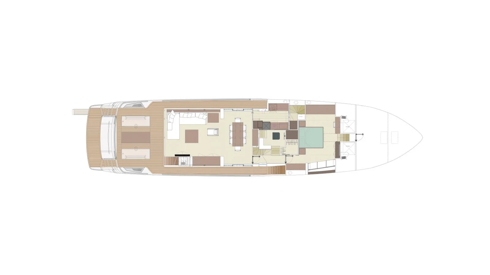 4SEAS — 2024 Riva Yacht 90 Argo — Genel yerleşim planı 1