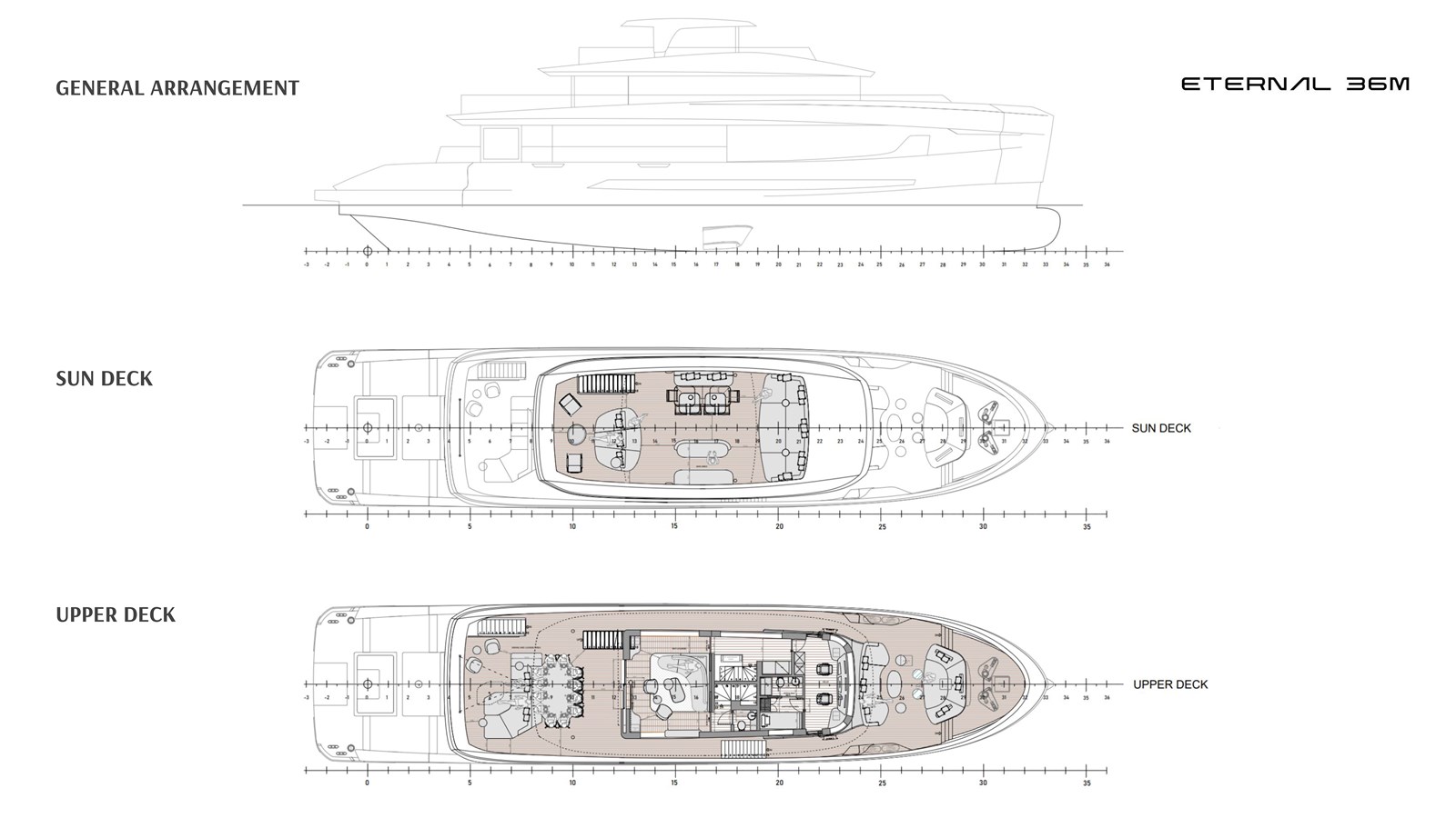 ETERNAL 36 — 2028 Bellini Yachts — Genel yerleşim planı 1