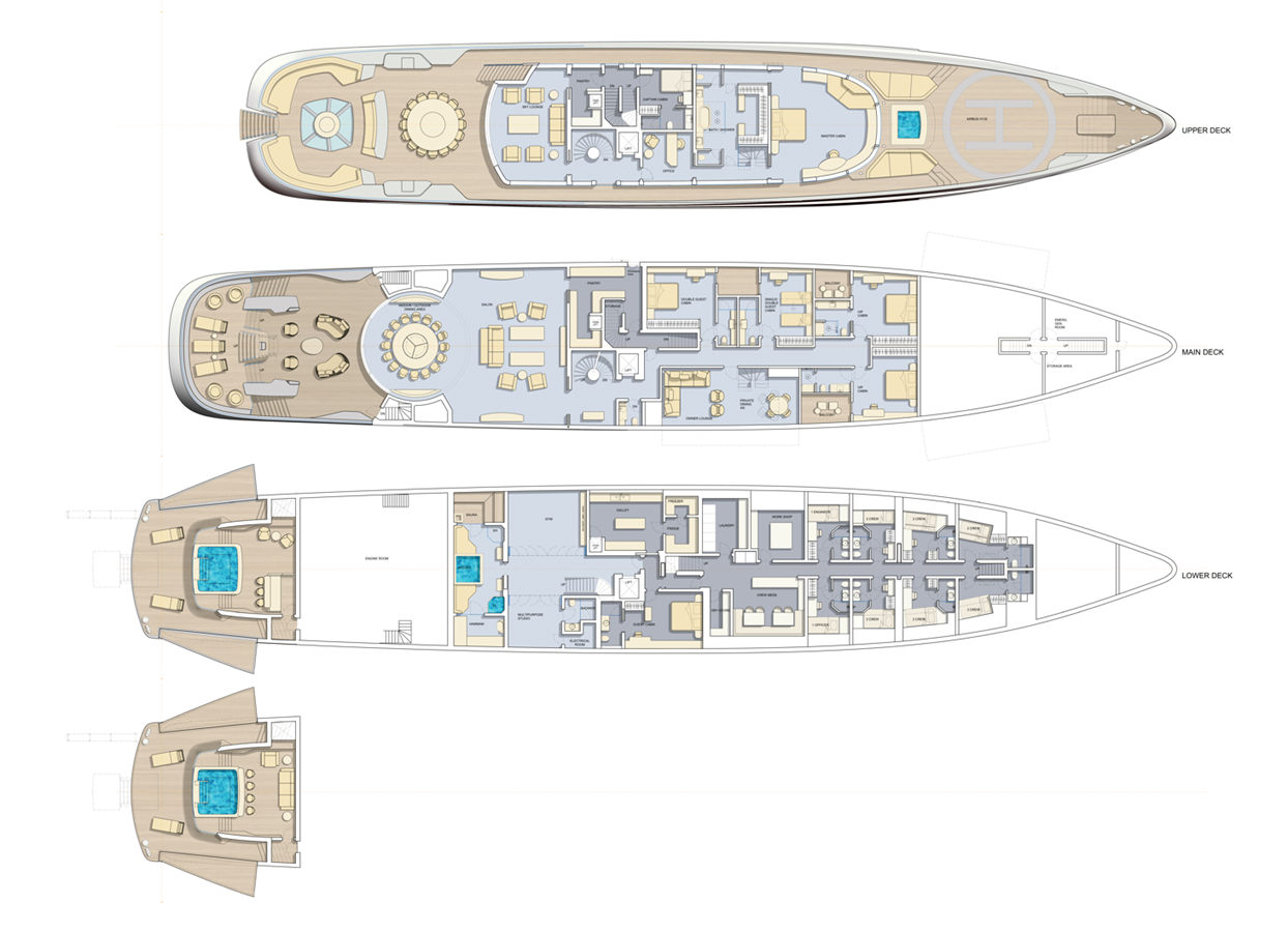 LIVIA PLUS — 2030 RMK Marine — Genel yerleşim planı 2