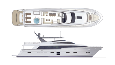 2022 HATTERAS Raised Pilothouse - photo 45