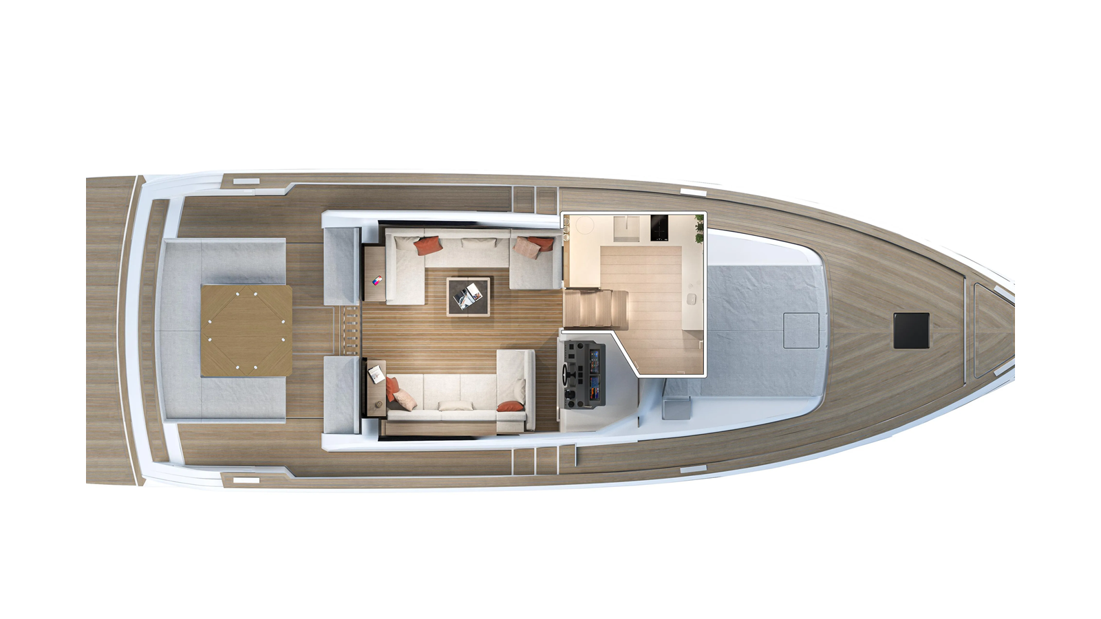 ENDOR — 2024 Pardo Yachts GT52 — Genel yerleşim planı 2