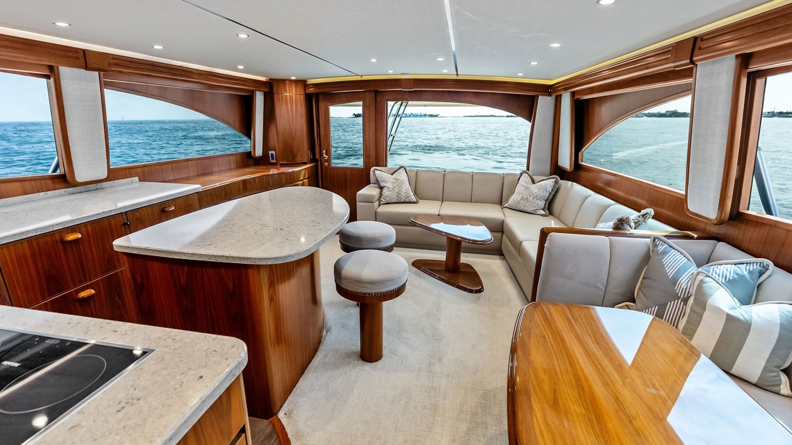 Spacious Salon with Ocean Views