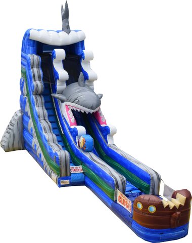 Backyard water slide rental in Lutz FL