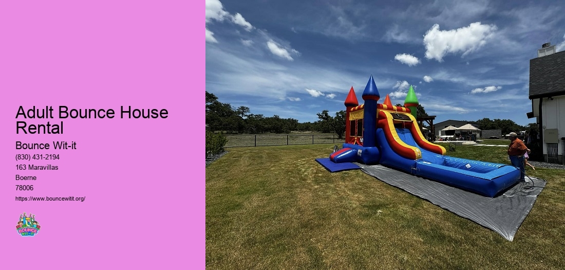 Adult Bounce House Rental