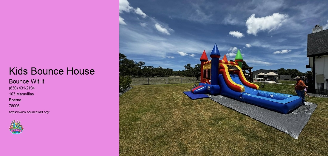Kids Bounce House Bounce Wit-it Kids Bounce House