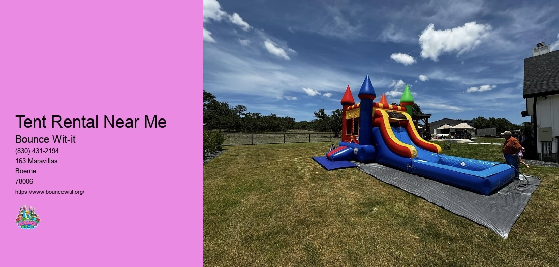 Tent Rental Near Me Bounce Wit-it Tent Rental Near Me