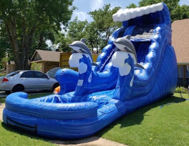 Inflatable Party Water Slide Broken Arrow