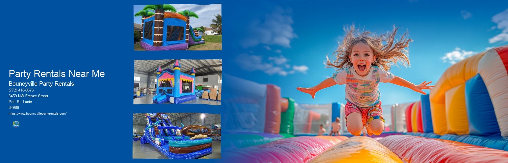 Party Rentals Near Me Bouncyville Party Rentals Party Rentals Near Me