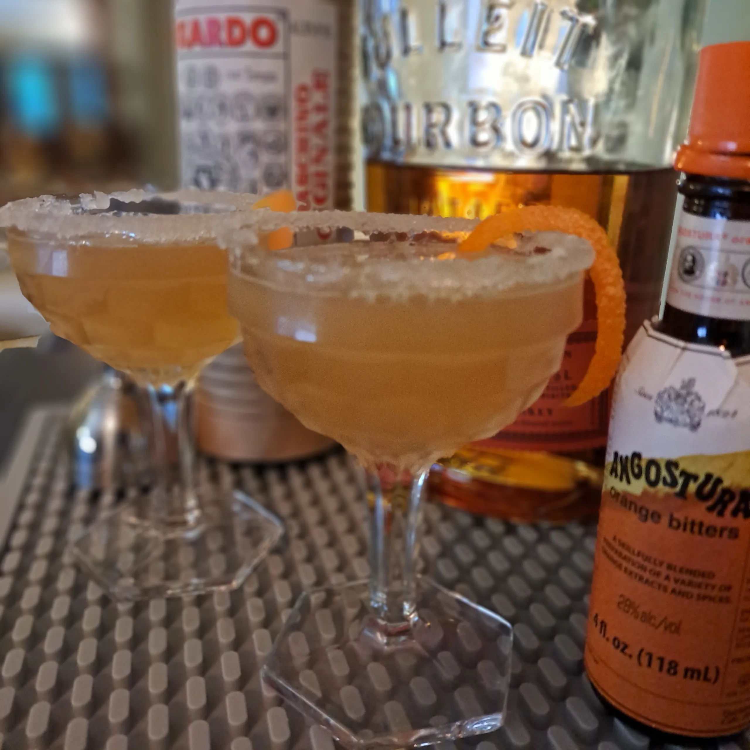 The Bourbony Orange Crusta Cocktail