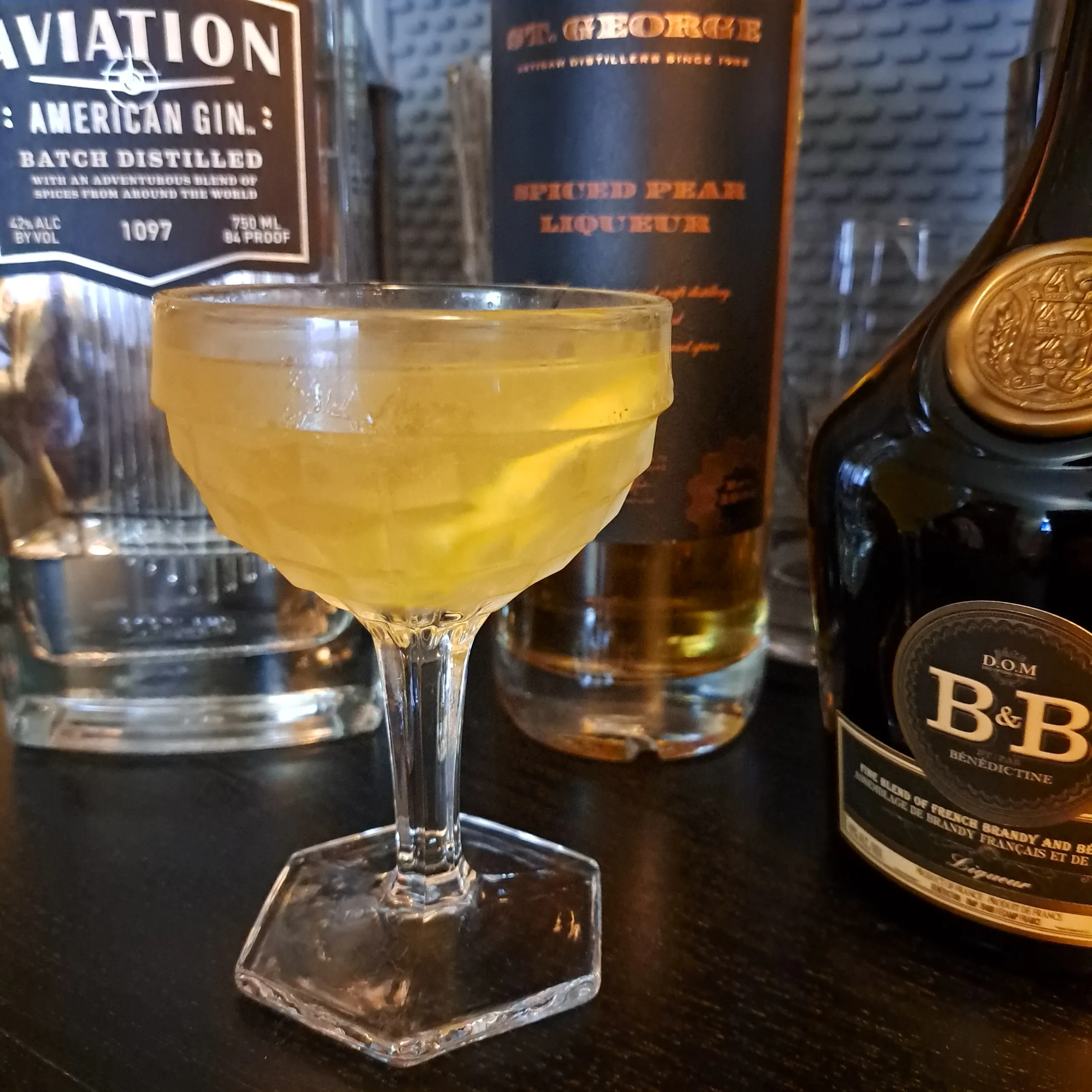 The Spiced Pear and Benedictine Gin Cocktail