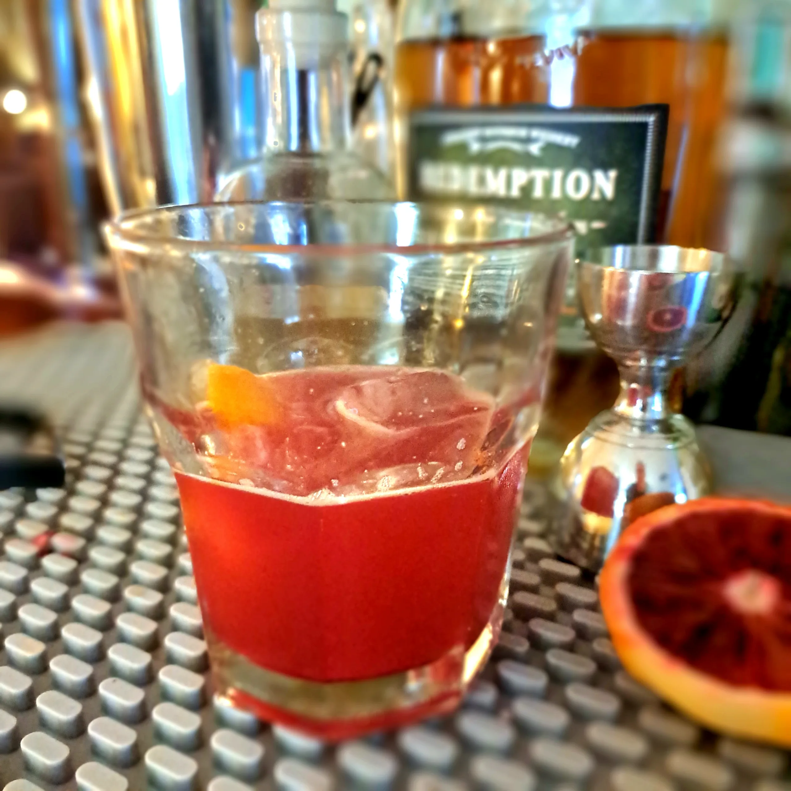 The Blood Orange Whiskey Sour