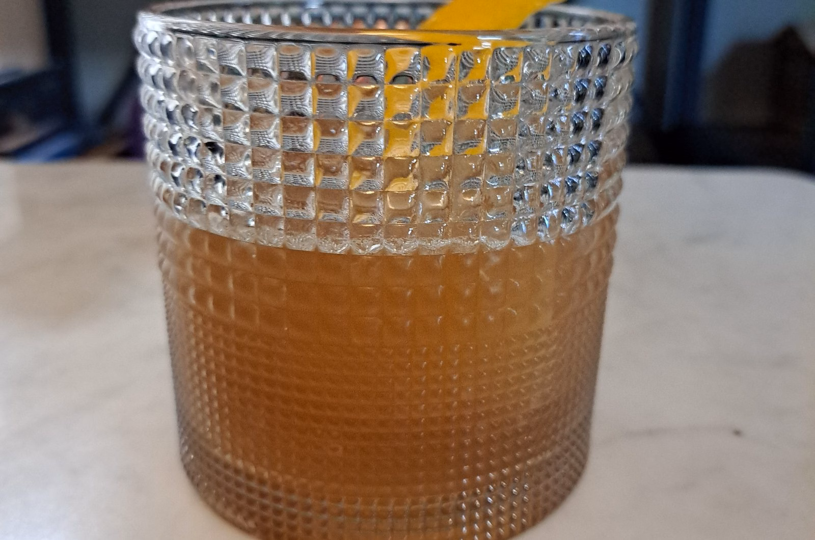 Peach Cardamom Whiskey Sour