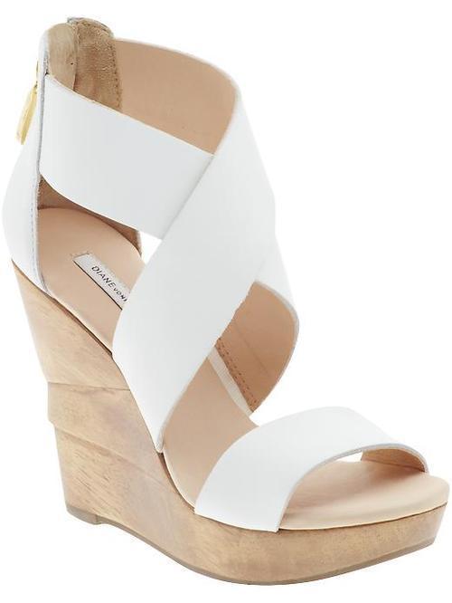 Opal Wedge In White By Diane Von Furstenberg Heidi Says