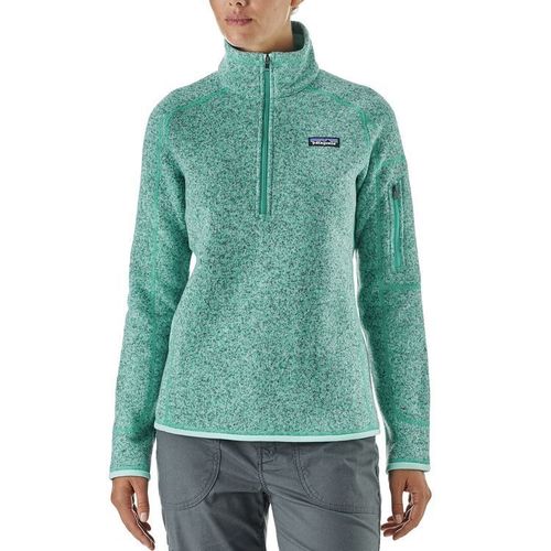 Patagonia W Better Sweater Quarter Zip Hemlock Green By Patagonia J