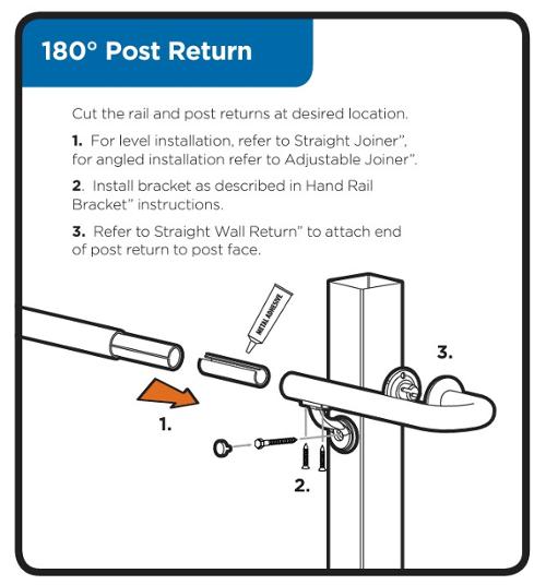 ADA POST RETURN - WHITE