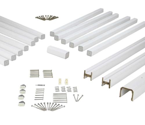 Universal Frame Rails 6' UNIVERSAL RAIL KIT - WHITE