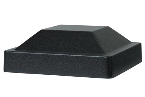 4" X 4" IMPRESSION POST CAP - BLACK
