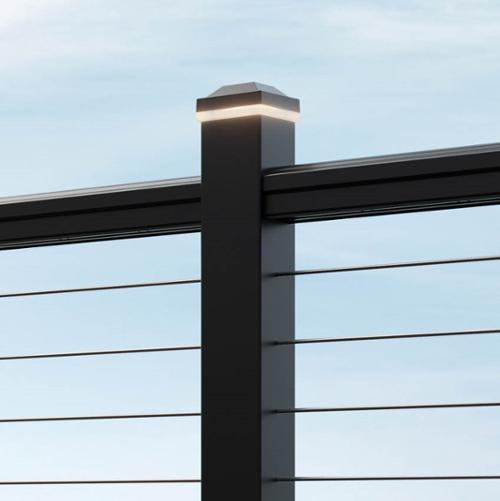 Express Top Rail 8' IMPRESSION CLASSIC TOP RAIL - BLACK