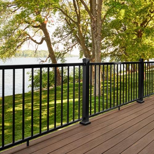 36" X 6' FULTON RAIL LEVEL PANEL - BLACK