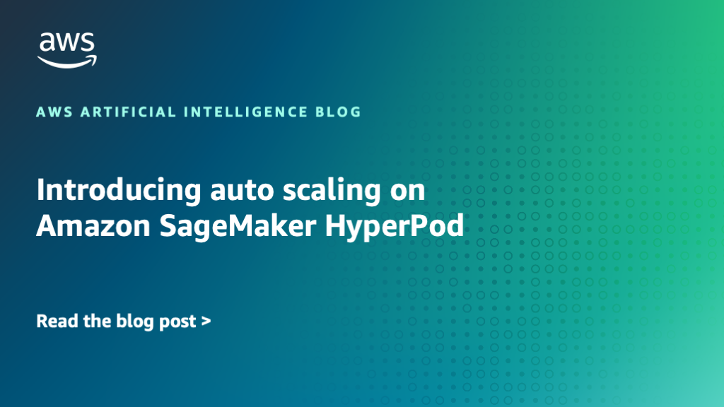 Introducing auto scaling on Amazon SageMaker HyperPod with Karpenter