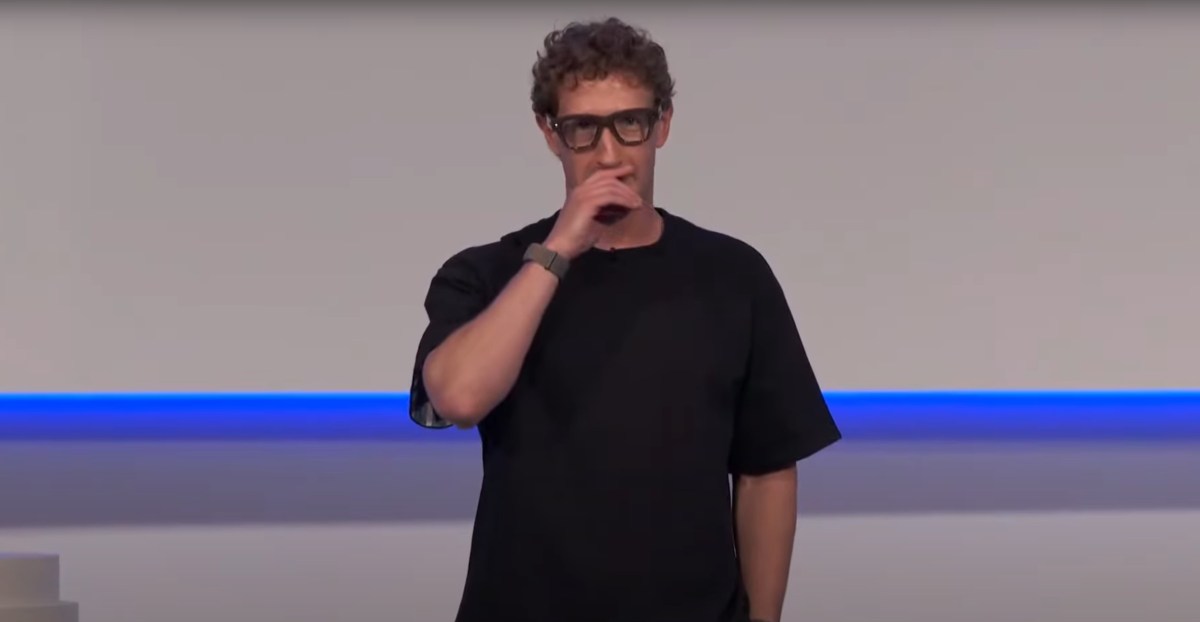 Mark Zuckerberg during Meta Connect 2025