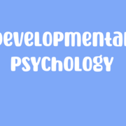 Developmental Psychology