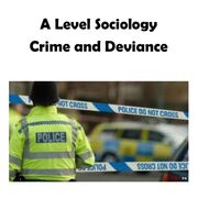 A2 Sociology Crime & Deviance