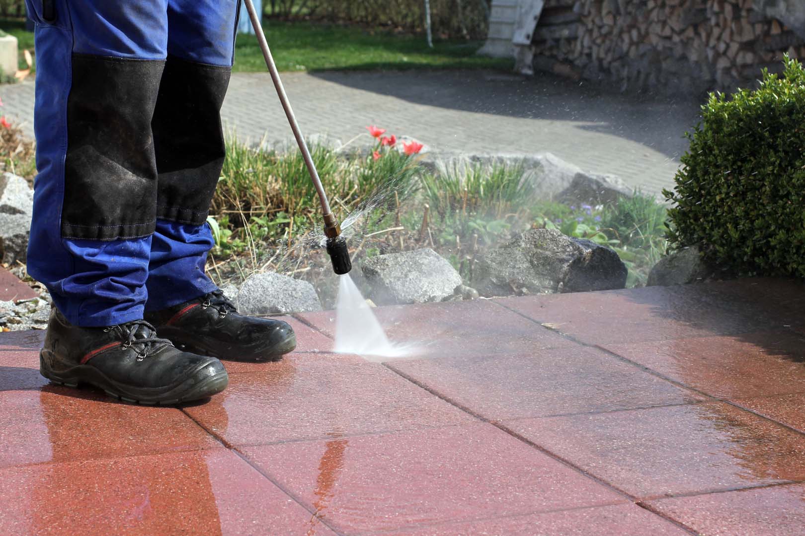 Pressure washing