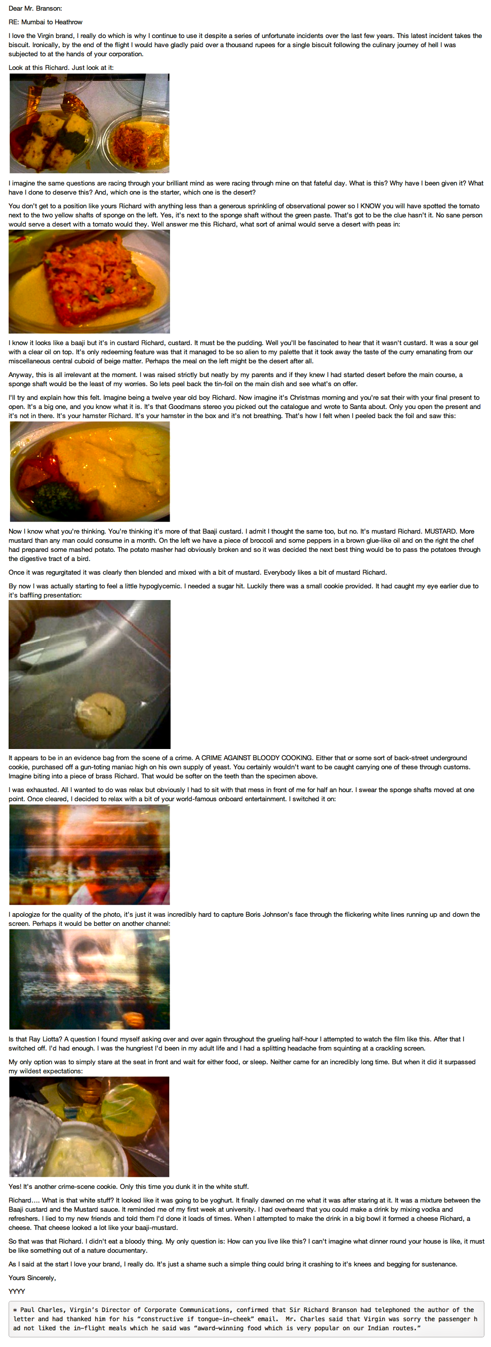 Funny Complaint Letter