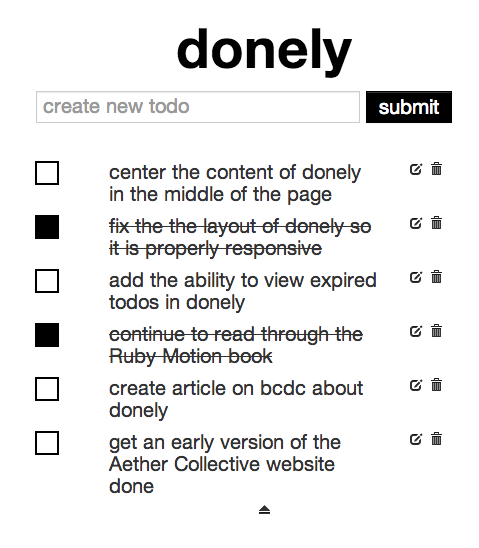 donely screenshot