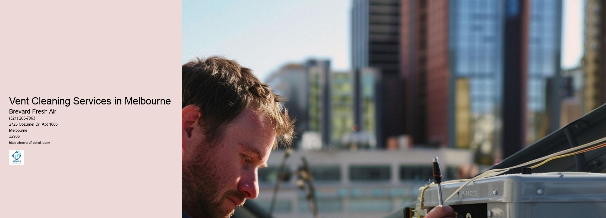 Vent Cleaning Services in Melbourne