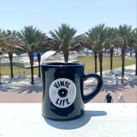 CSR Merch - BLACK VINYL LIFE COFFEE MUG