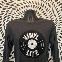 CSR Merch - Vinyl Life Long Sleeve Grey