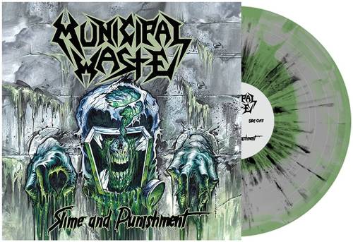 Municipal Waste - Slime and Punishment [Limited Edition Gray & Mint Swirl W/ Black Splatter LP]