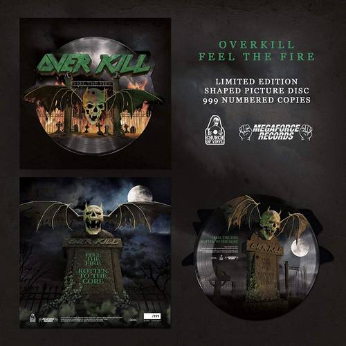 Overkill - Feel The Fire [Limited Edition Shaped Picture Disc LP]