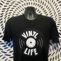 CSR Merch - Vinyl Life Tee Black