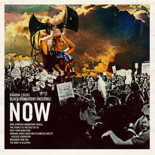 Damon Locks - Black Monument Ensemble - NOW [Indie Exclusive Limited Edition Crimson & Black LP]