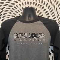 CSR Merch - CSR 3/4 SLEEVE BASEBALL TEE GREY
