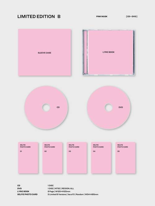 LE SSERAFIM - FEARLESS [Limited Edition B] [CD + DVD]