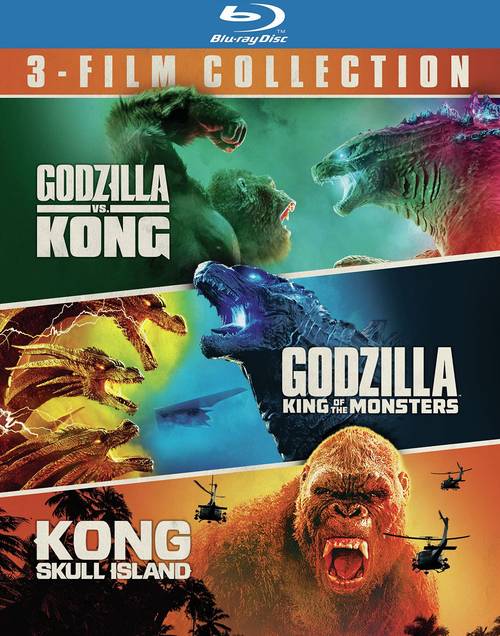 Godzilla [Movie] - Godzilla vs. Kong/Godzilla: King of the Monsters/Kong: Skull Island (3 Film Bundle)