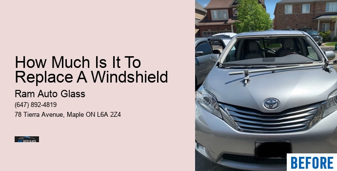 How Much Is It To Replace A Windshield