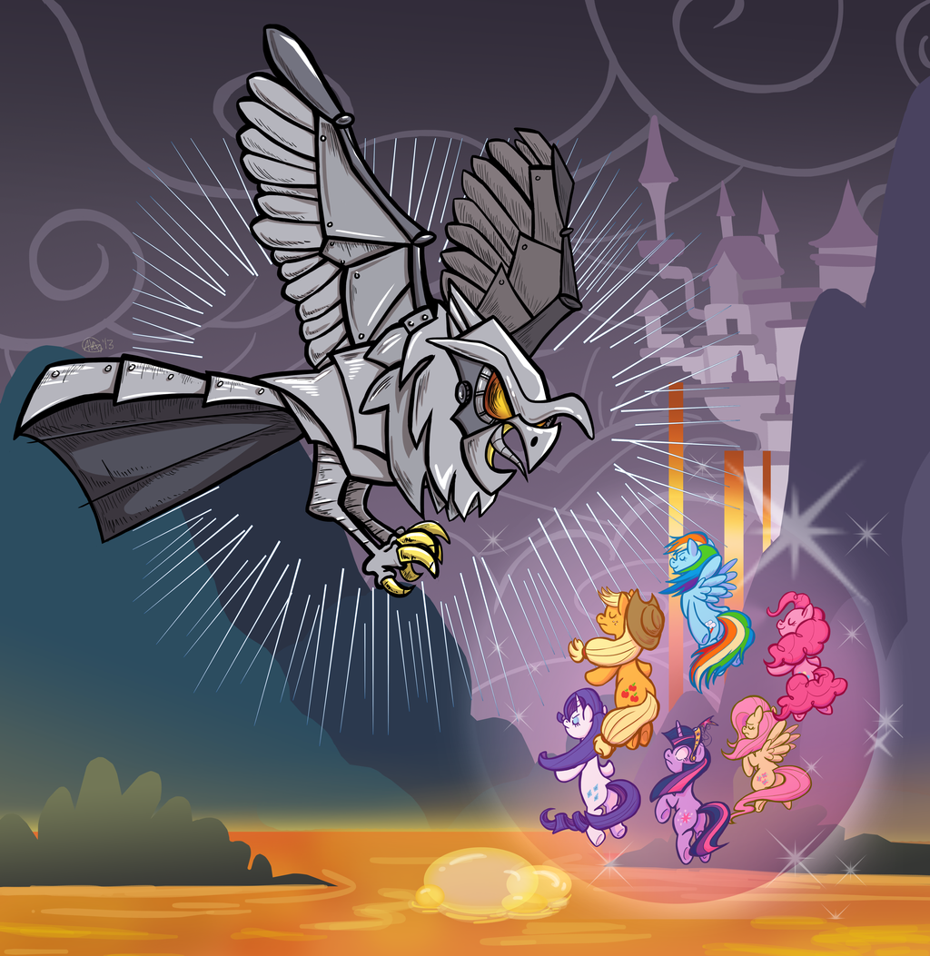 Mlp Clockwork applejack, clockwerk, fluttershy, main six, pinkie pie, and others (sly ...
