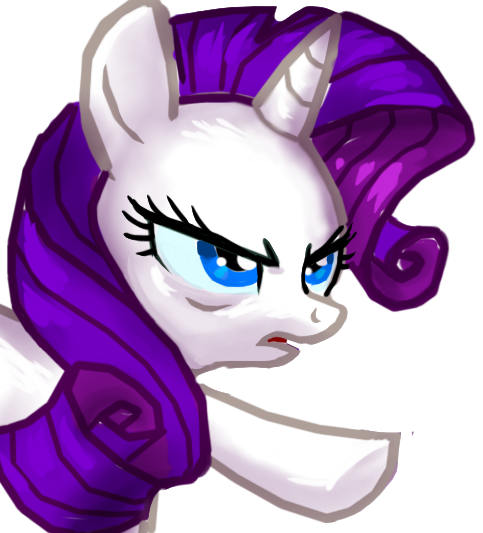 rarity drawn by sketch-buck - Bronibooru