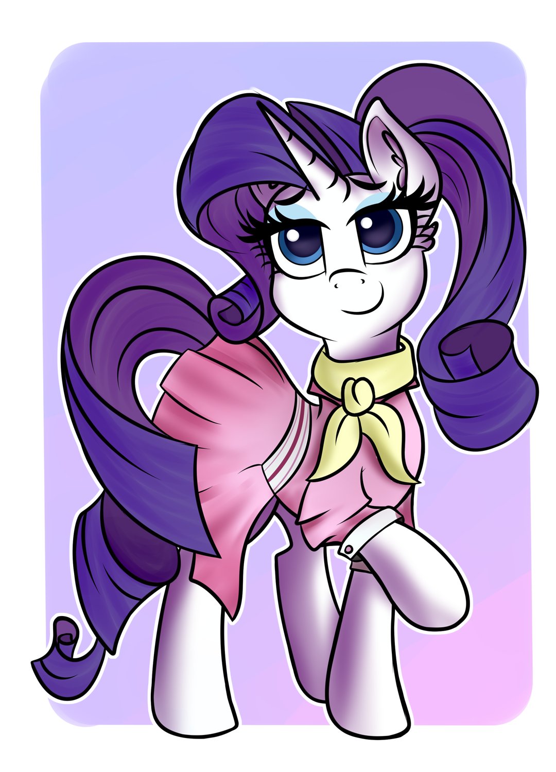 rarity drawn by sadtrooper - Bronibooru