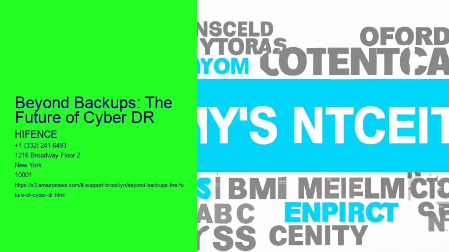 Beyond Backups: The Future of Cyber DR