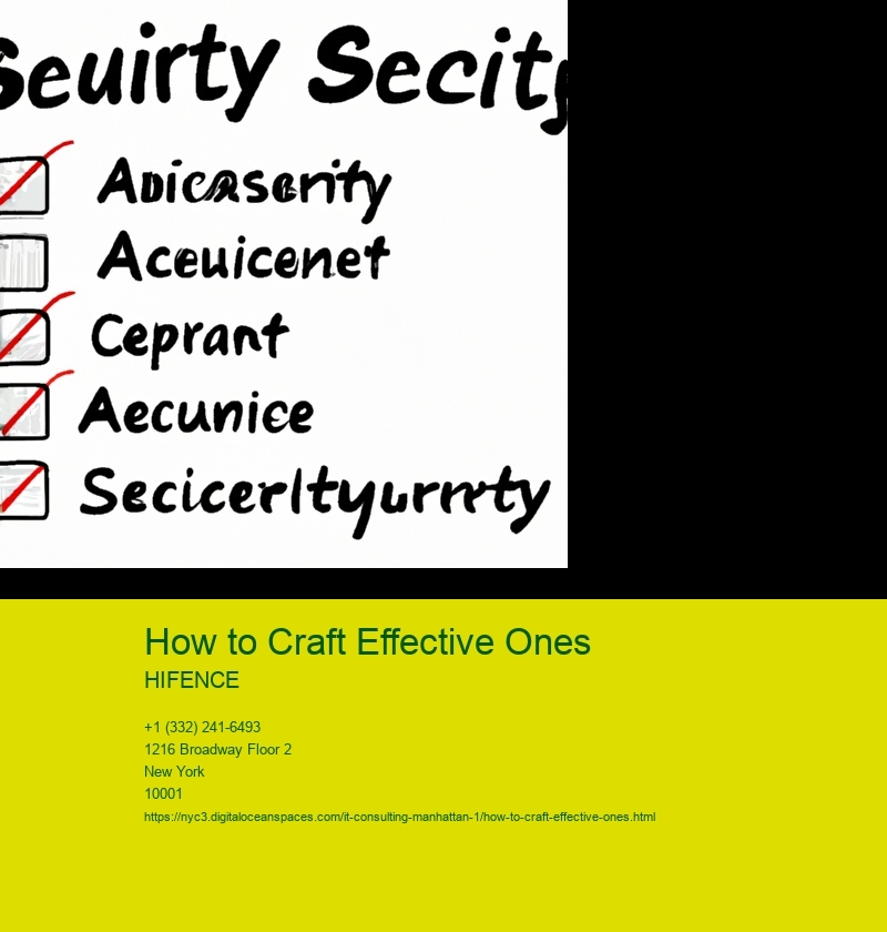 How to Craft Effective Ones